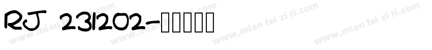 RJ 231202字体转换